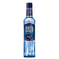 Водка ПЯТЬ ОЗЕР 0.5L